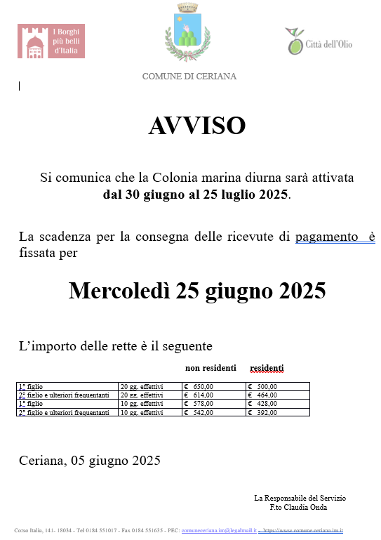 Colonia 2025